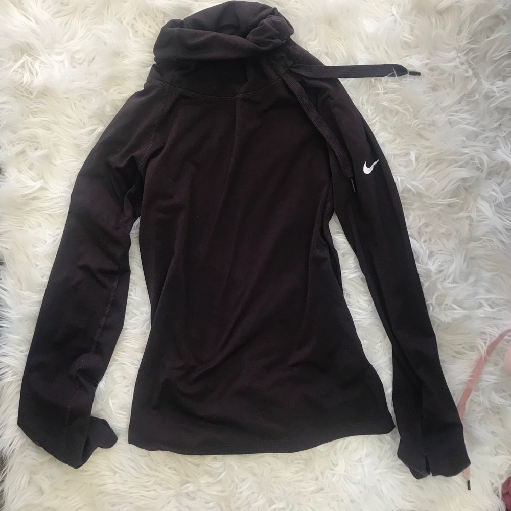 Dark purple Nike long neck pullover